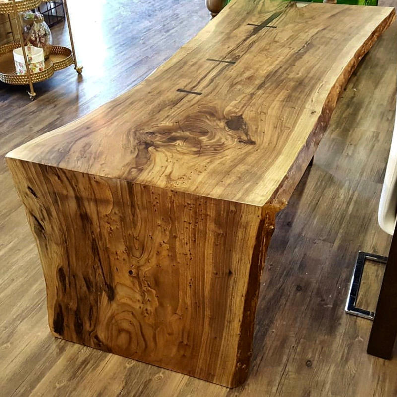 live edge table