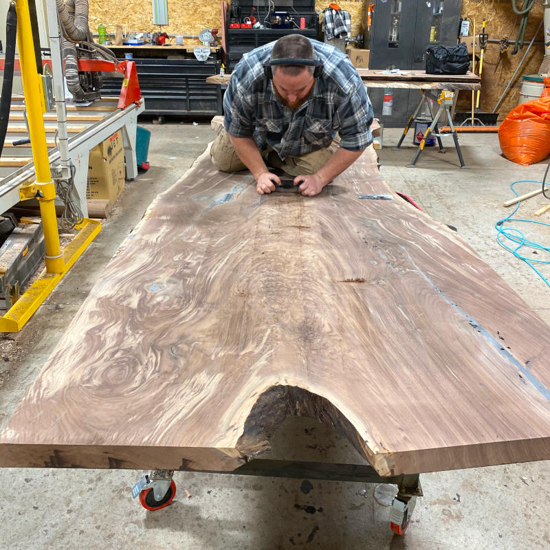 live edge table